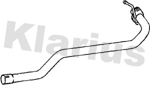 MA343T KLARIUS Труба выхлопного газа (фото 1)