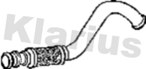 PG936W KLARIUS Труба выхлопного газа (фото 1)