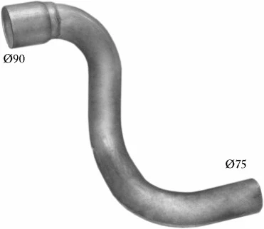 69.51 POLMOSTROW Труба выхлопного газа (фото 1)