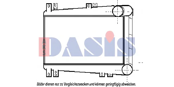 407020N AKS DASIS Интеркулер (радиатор интеркулера) (фото 1)