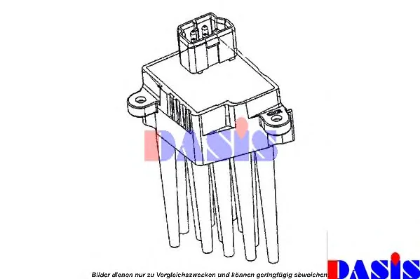 740196N AKS DASIS Блок управления климатом, кондиционером (отопление / вентиляция) (фото 1)