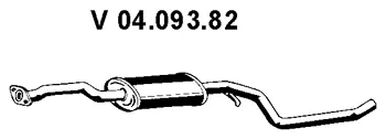 04.093.82 EBERSPÄCHER Предглушитель выхлопных газов (фото 1)