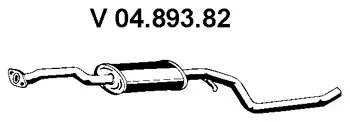 04.893.82 EBERSPÄCHER Предглушитель выхлопных газов (фото 1)