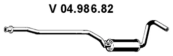 04.986.82 EBERSPÄCHER Предглушитель выхлопных газов (фото 1)