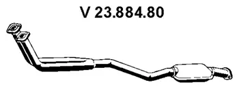 23.884.80 EBERSPÄCHER Предглушитель выхлопных газов (фото 1)