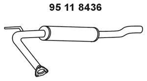 95 11 8436 EBERSPÄCHER Предглушитель выхлопных газов (фото 1)