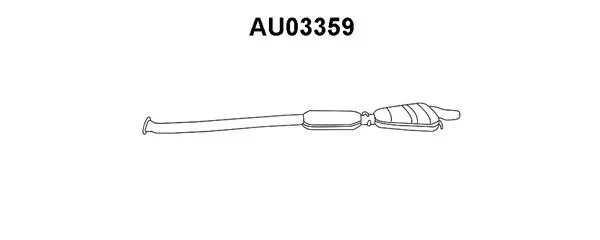 AU03359 VENEPORTE Предглушитель выхлопных газов (фото 1)