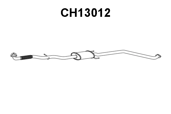 CH13012 VENEPORTE Предглушитель выхлопных газов (фото 1)