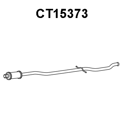 CT15373 VENEPORTE Предглушитель выхлопных газов (фото 1)