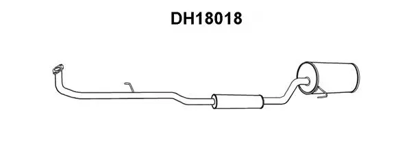 DH18018 VENEPORTE Предглушитель выхлопных газов (фото 1)