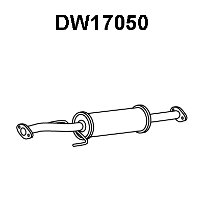 DW17050 VENEPORTE Предглушитель выхлопных газов (фото 1)