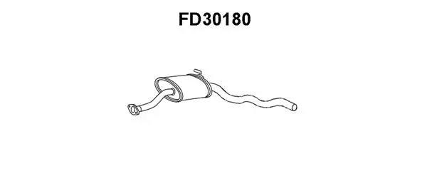 FD30180 VENEPORTE Предглушитель выхлопных газов (фото 1)