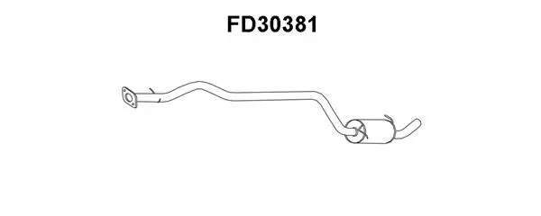 FD30381 VENEPORTE Предглушитель выхлопных газов (фото 1)
