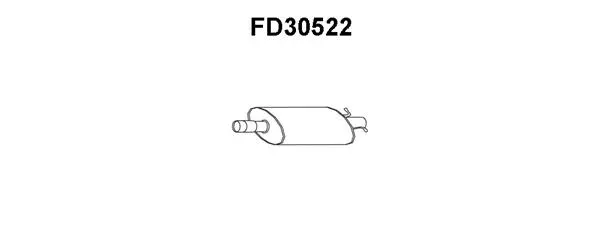 FD30522 VENEPORTE Предглушитель выхлопных газов (фото 1)