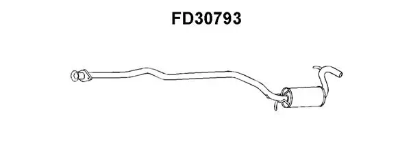 FD30793 VENEPORTE Предглушитель выхлопных газов (фото 1)