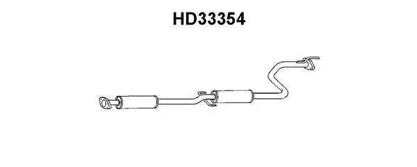 HD33354 VENEPORTE Предглушитель выхлопных газов (фото 1)