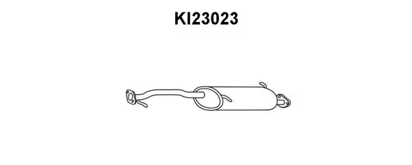 KI23023 VENEPORTE Предглушитель выхлопных газов (фото 1)