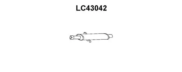 LC43042 VENEPORTE Предглушитель выхлопных газов (фото 1)