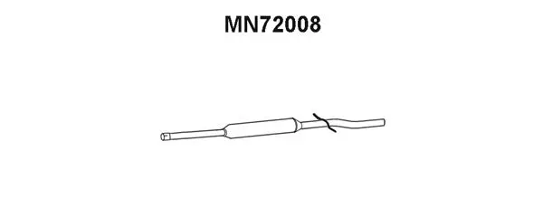 MN72008 VENEPORTE Предглушитель выхлопных газов (фото 1)
