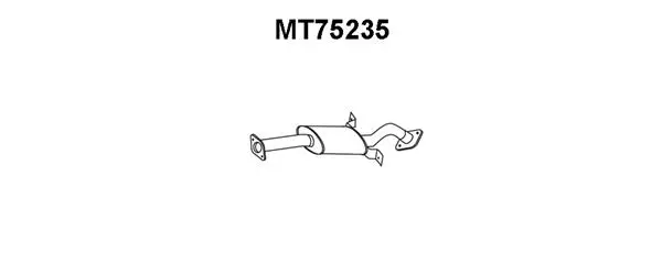 MT75235 VENEPORTE Предглушитель выхлопных газов (фото 1)