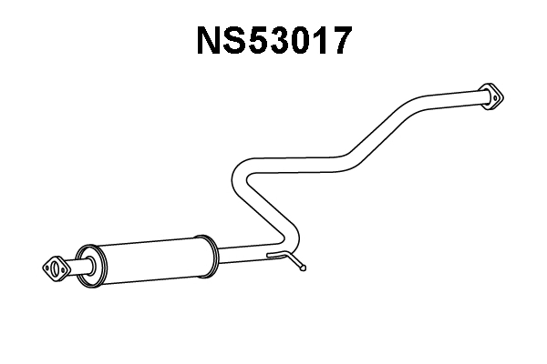 NS53017 VENEPORTE Предглушитель выхлопных газов (фото 1)