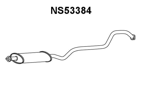 NS53384 VENEPORTE Предглушитель выхлопных газов (фото 1)