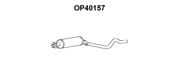OP40157 VENEPORTE Предглушитель выхлопных газов (фото 1)