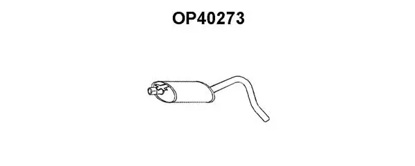 OP40273 VENEPORTE Предглушитель выхлопных газов (фото 1)