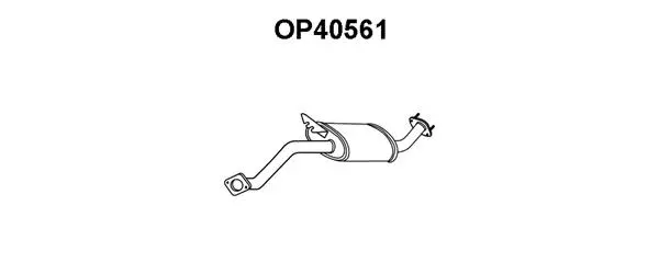 OP40561 VENEPORTE Предглушитель выхлопных газов (фото 1)