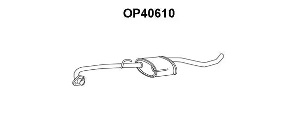 OP40610 VENEPORTE Предглушитель выхлопных газов (фото 1)