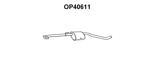 OP40611 VENEPORTE Предглушитель выхлопных газов (фото 1)
