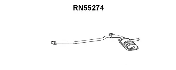 RN55274 VENEPORTE Предглушитель выхлопных газов (фото 1)