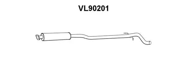 VL90201 VENEPORTE Предглушитель выхлопных газов (фото 1)