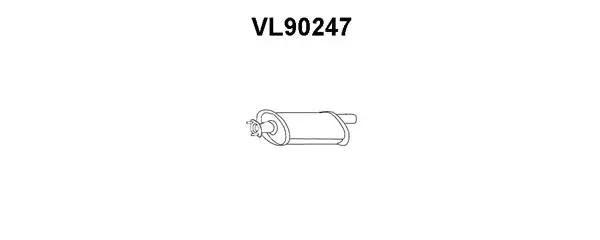 VL90247 VENEPORTE Предглушитель выхлопных газов (фото 1)