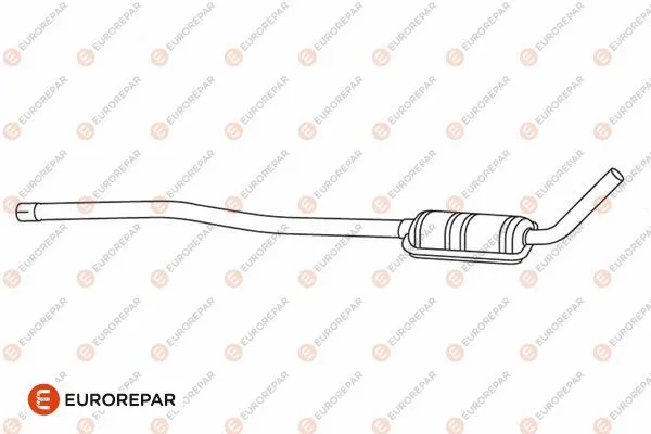 E12899K EUROREPAR Предглушитель выхлопных газов (фото 1)