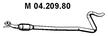 04.209.80 EBERSPÄCHER Средний глушитель выхлопных газов (фото 1)