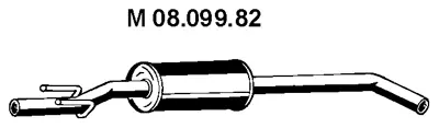 08.099.82 EBERSPÄCHER Средний глушитель выхлопных газов (фото 1)