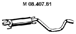 08.407.81 EBERSPÄCHER Средний глушитель выхлопных газов (фото 1)