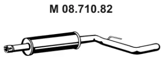 08.710.82 EBERSPÄCHER Средний глушитель выхлопных газов (фото 1)