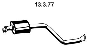 13.3.77 EBERSPÄCHER Средний глушитель выхлопных газов (фото 1)
