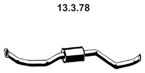 13.3.78 EBERSPÄCHER Средний глушитель выхлопных газов (фото 1)