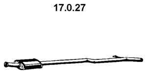 17.0.27 EBERSPÄCHER Средний глушитель выхлопных газов (фото 1)