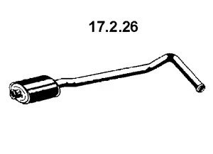 17.2.26 EBERSPÄCHER Средний глушитель выхлопных газов (фото 1)