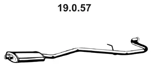 19.0.57 EBERSPÄCHER Средний глушитель выхлопных газов (фото 1)