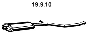 19.9.10 EBERSPÄCHER Средний глушитель выхлопных газов (фото 1)