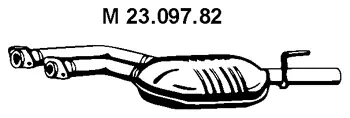 23.097.82 EBERSPÄCHER Средний глушитель выхлопных газов (фото 1)