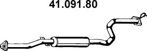 41.091.80 EBERSPÄCHER Средний глушитель выхлопных газов (фото 1)