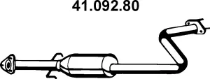 41.092.80 EBERSPÄCHER Средний глушитель выхлопных газов (фото 1)