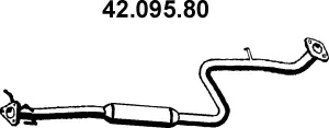 42.095.80 EBERSPÄCHER Средний глушитель выхлопных газов (фото 1)