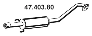 47.403.80 EBERSPÄCHER Средний глушитель выхлопных газов (фото 1)